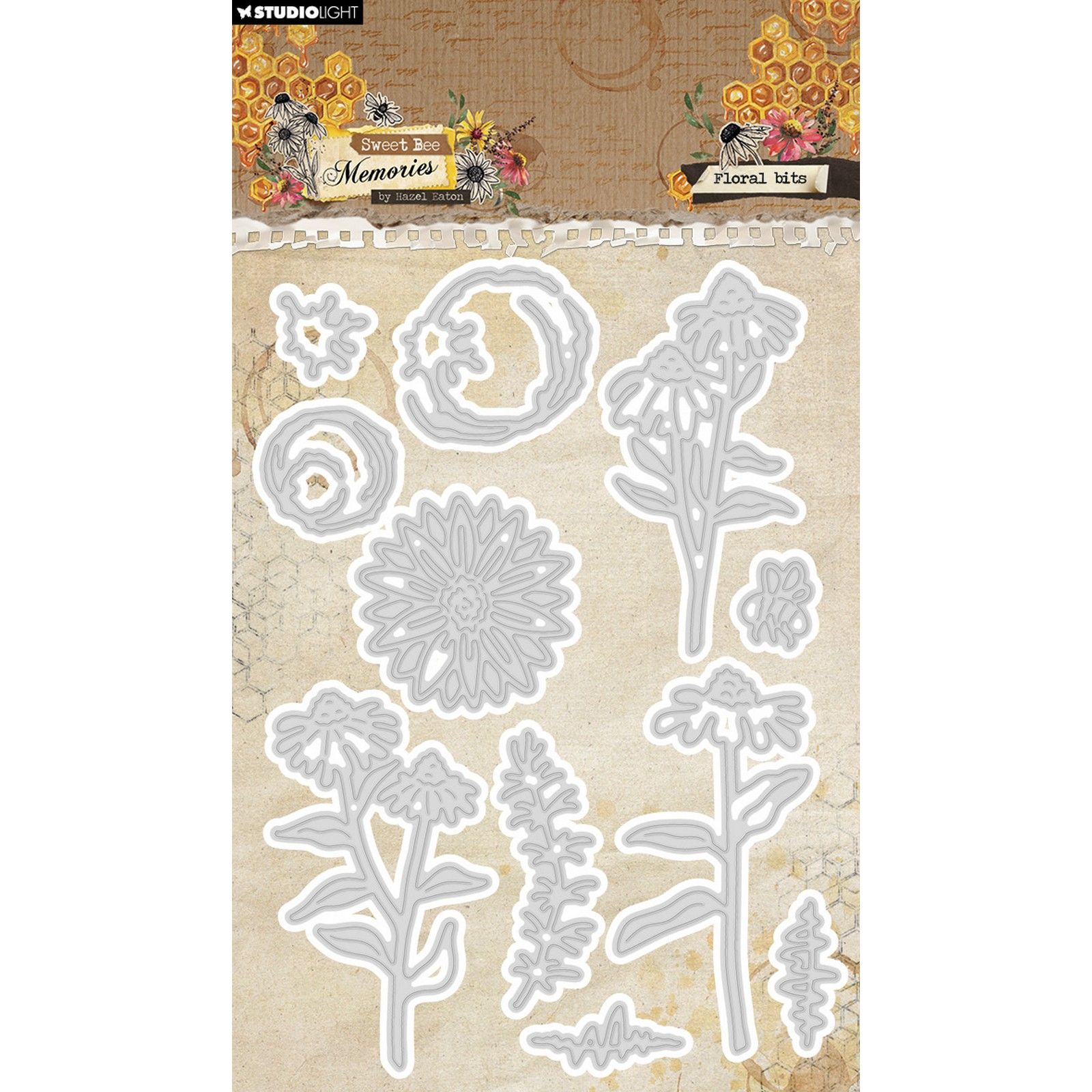 Studio Light • Sweet Bee Memories Cutting Dies Floral Bits