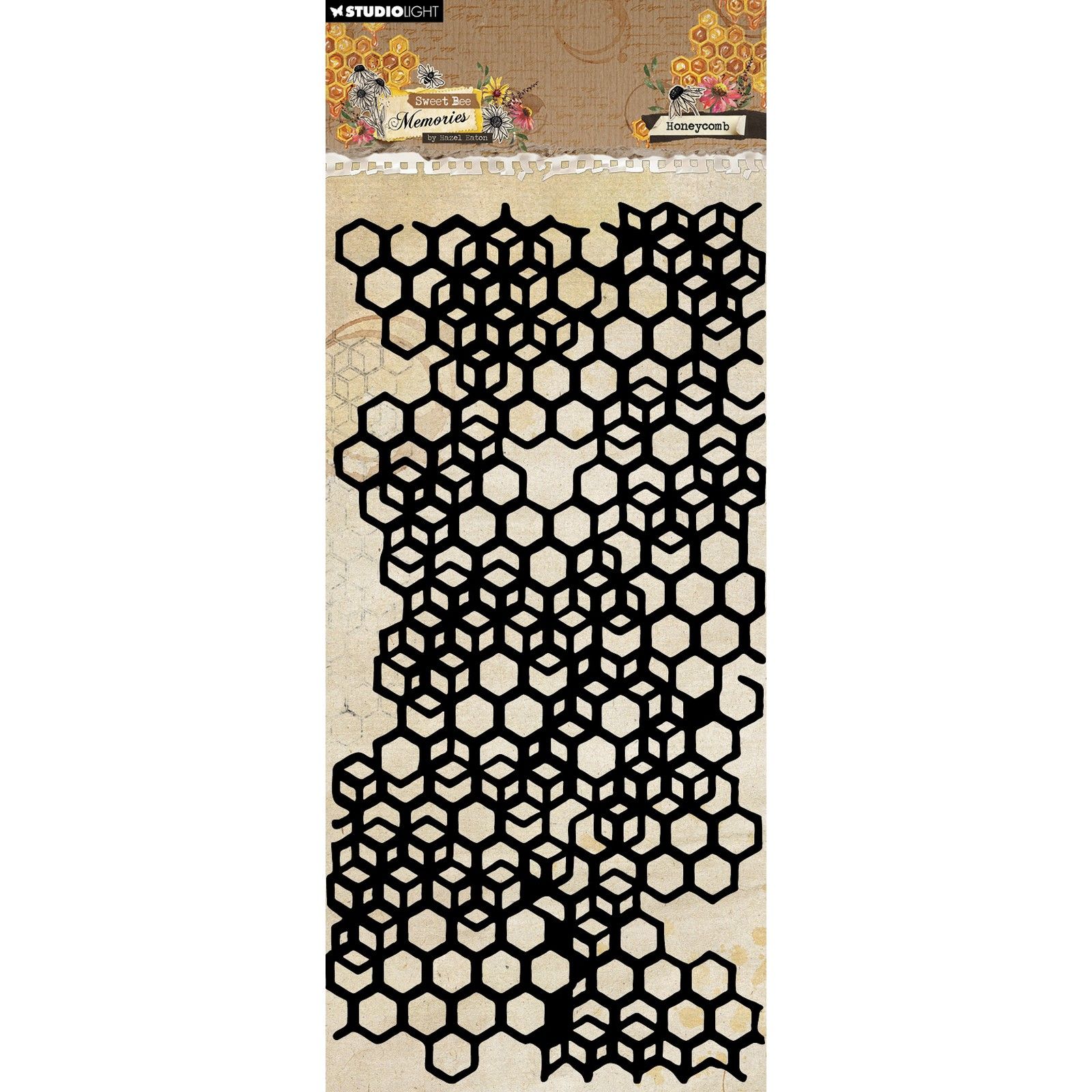 Studio Light • Sweet Bee Memories Mask Stencil Honeycomb
