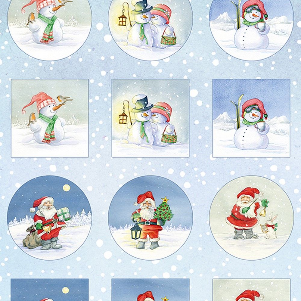 Marianne Design • Decoupage Hetty's Minis Snowmen & Santa