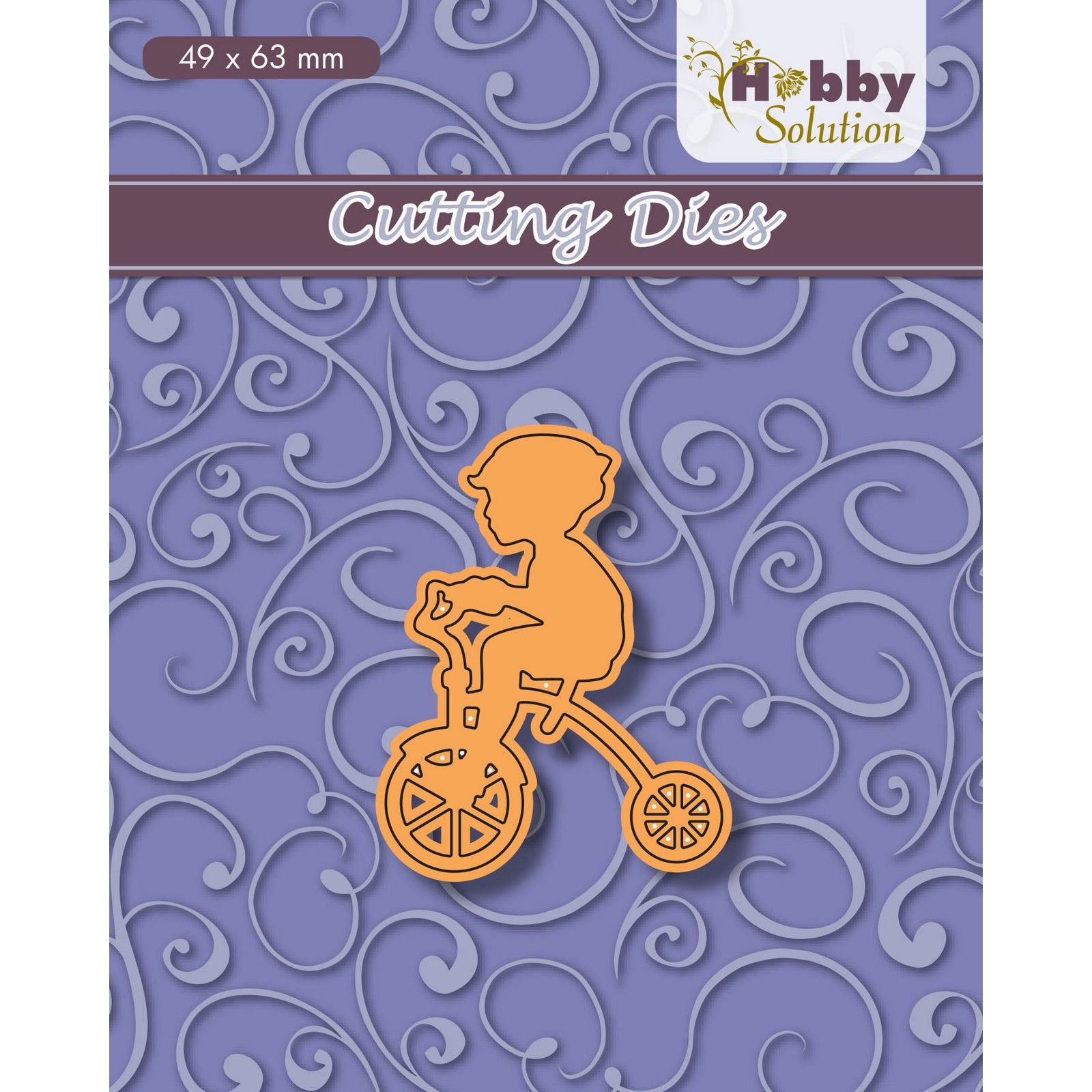 Hobby Solution • Dies Little Boy On Trycicle 49x63mm
