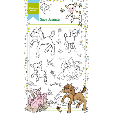 Marianne Design • Tampons transparent Hetty's Baby animals