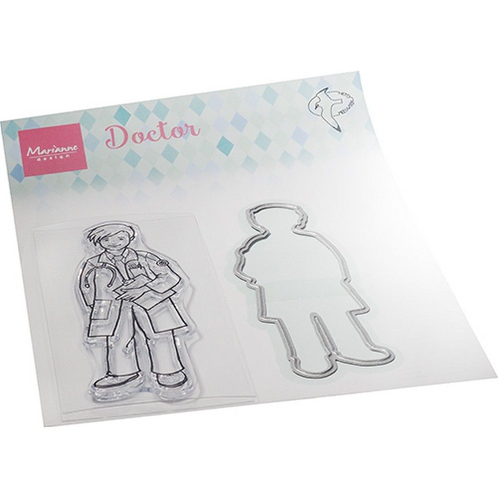 Marianne Design • Clear stamps Hetty's Doctor