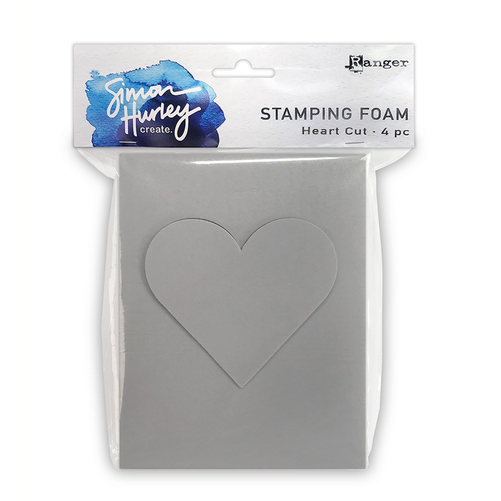 Ranger • Simon Hurley create stamping foam shapes Heart cut 4pcs