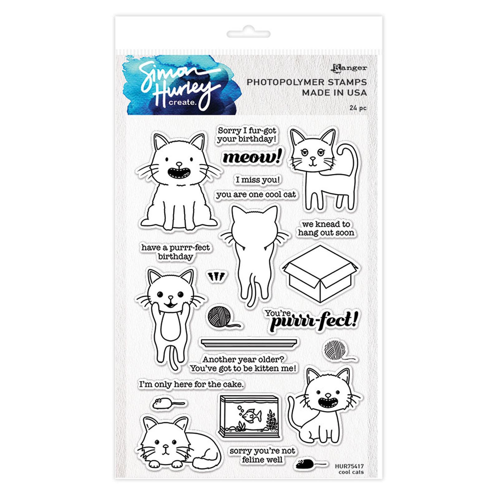Ranger • Photopolymer stamp Cool cats