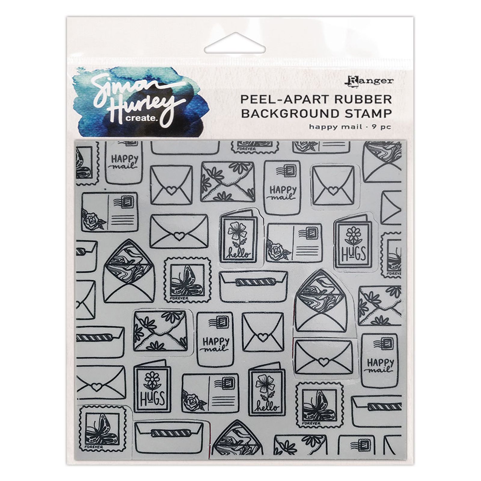 Ranger • Background stamp Happy mail
