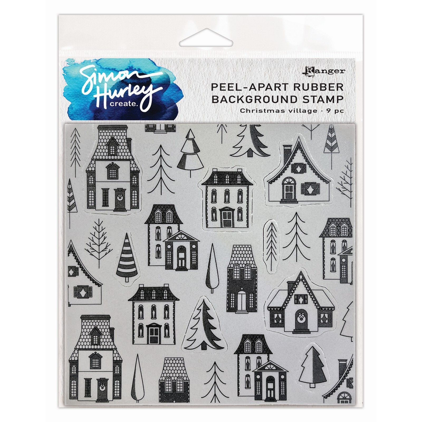 Ranger • Simon Hurley create. Background Stamp Christmas Village