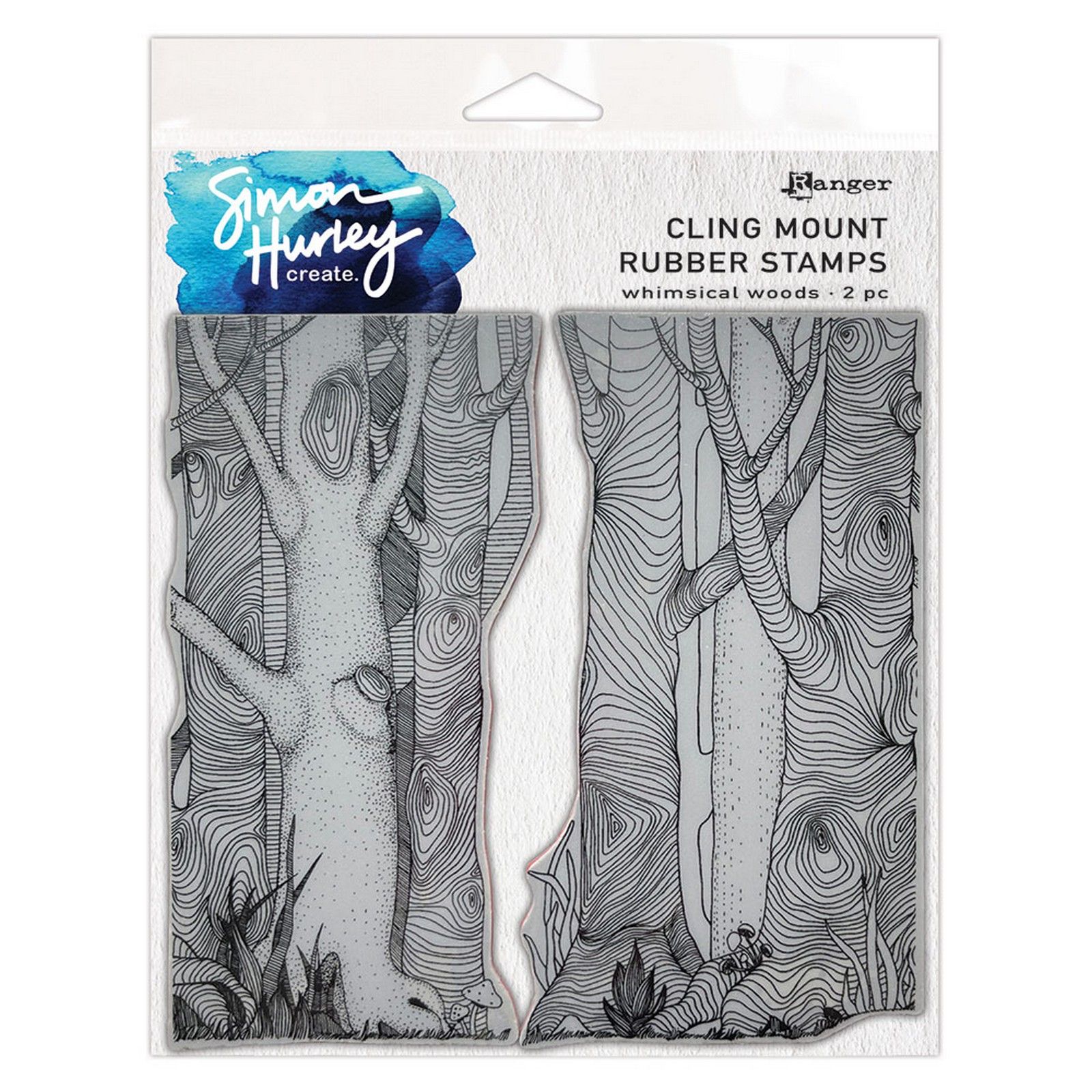 Ranger • Simon Hurley Create. Cling Mount Rubber Stamp Whimsical Woods