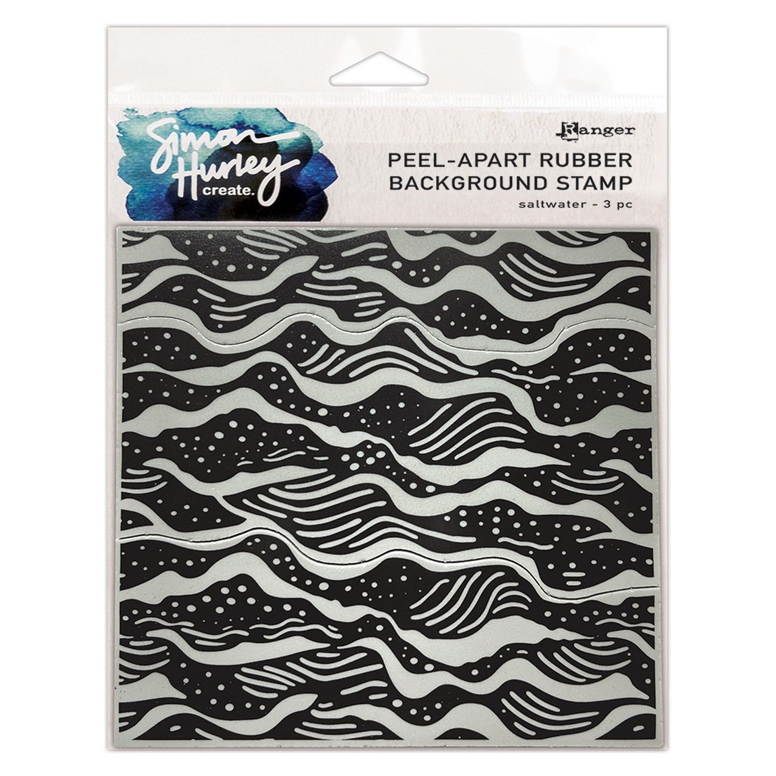 Ranger • Simon Hurley Create. Peel Apart Background Stamp Saltwater