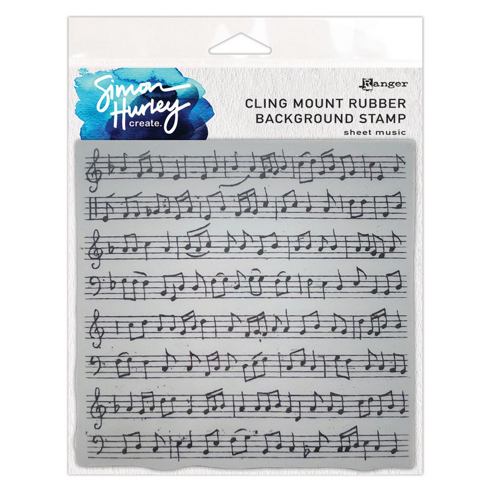 Ranger • Simon Hurley create. Background Stamps Sheet Music 15,2x15,2cm