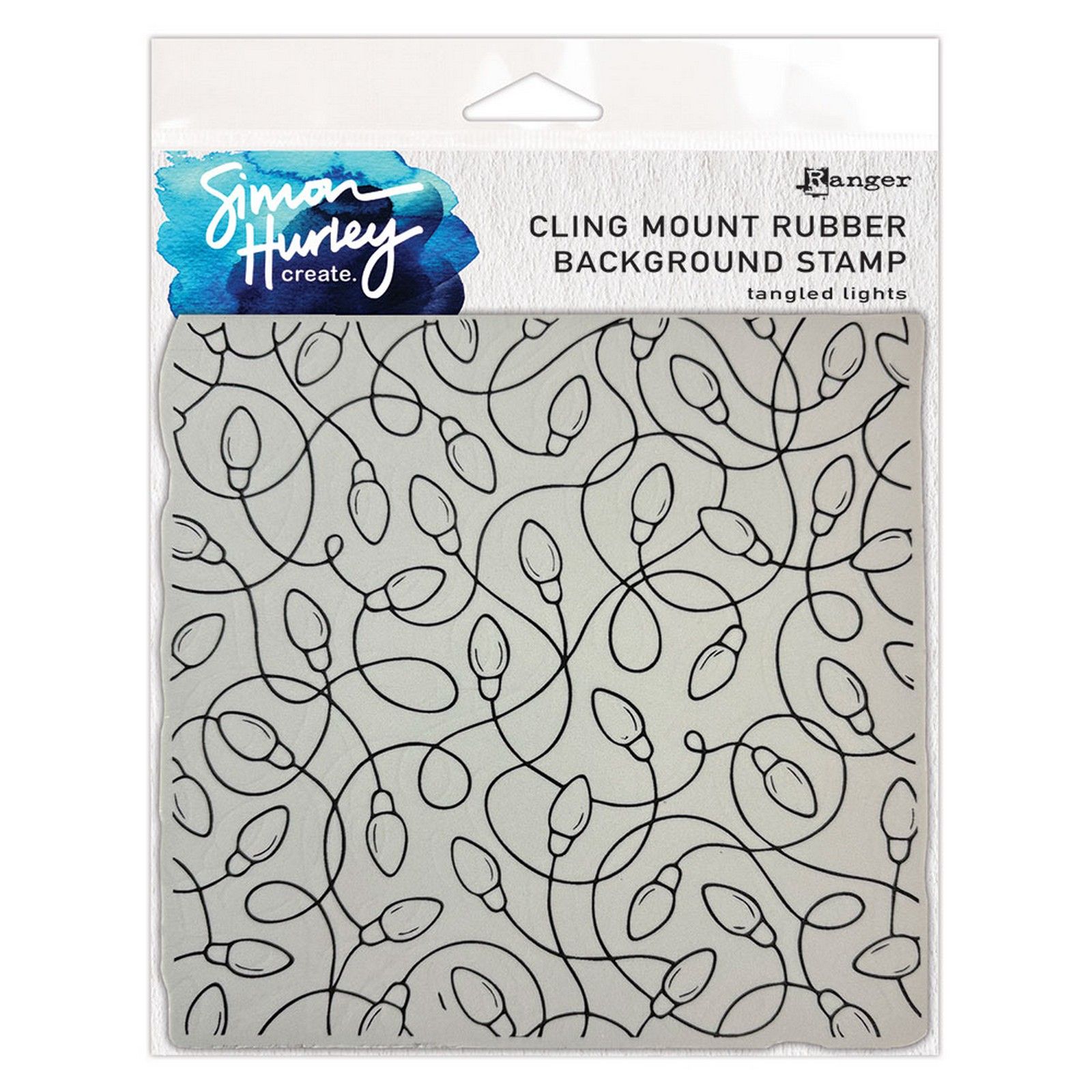 Ranger • Simon Hurley create. Background Stamp 15,2x15,2cm Tangled Lights