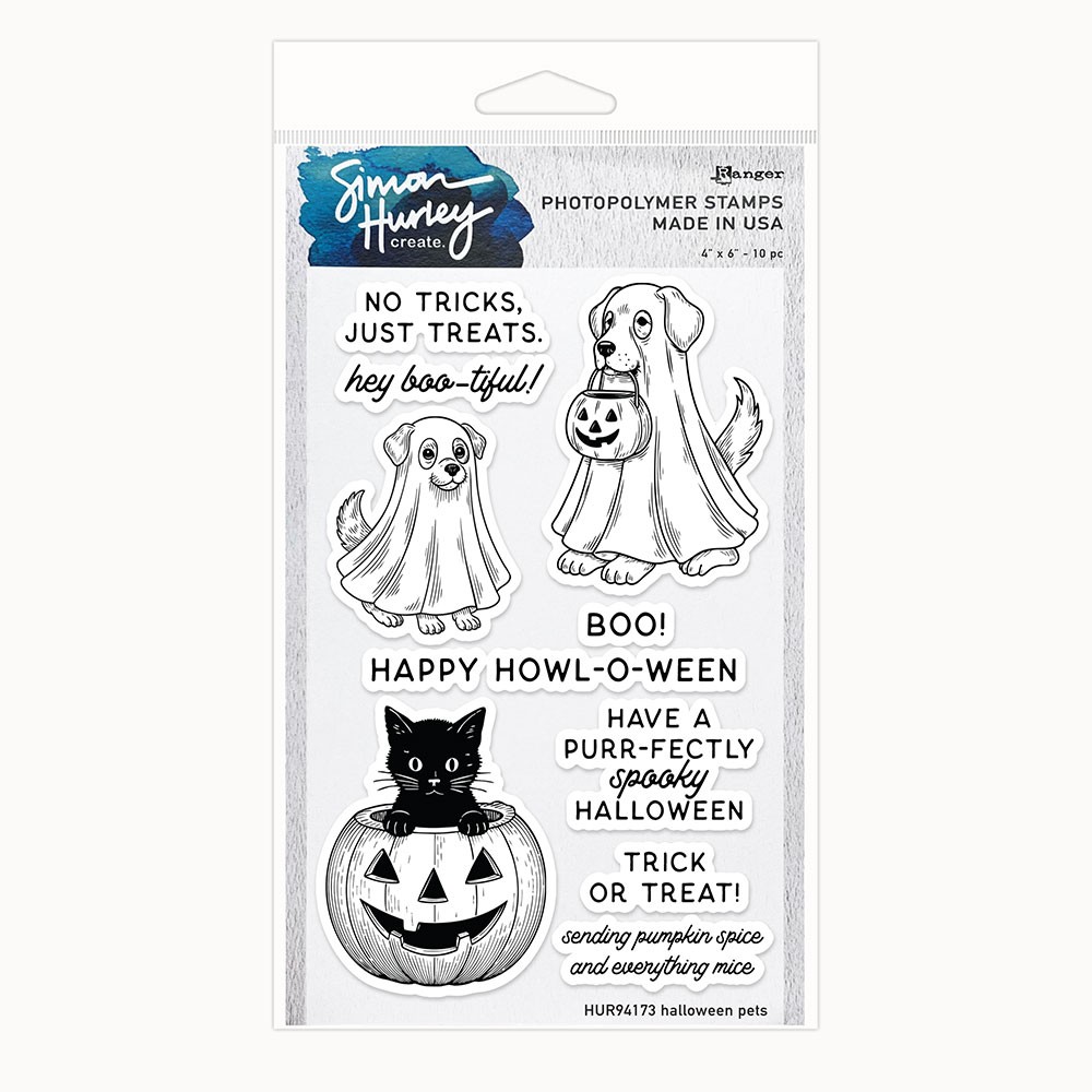 Ranger • Simon Hurley create. Photopolymer Stamps halloween pets