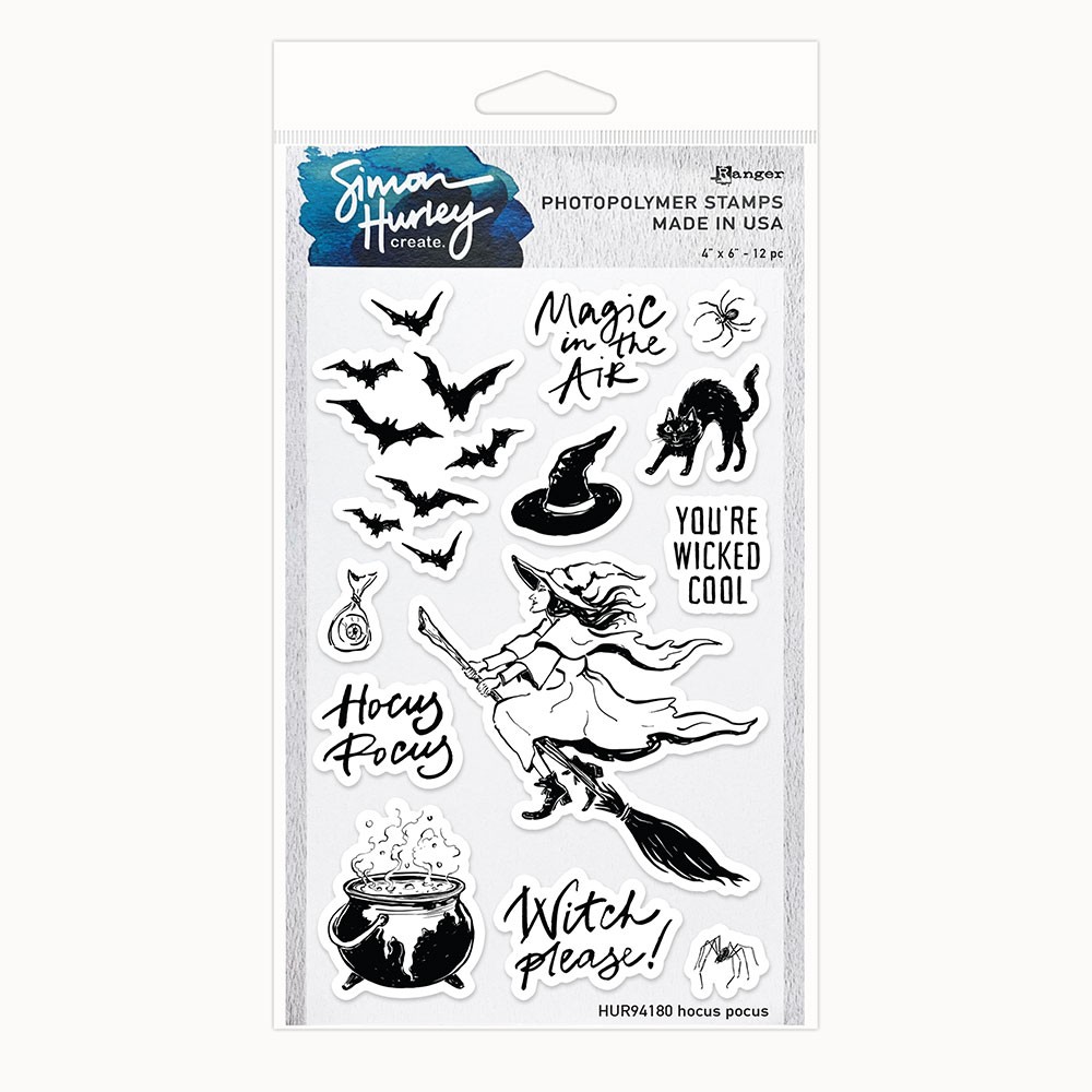 Ranger • Simon Hurley create. Photopolymer Stamps hocus pocus