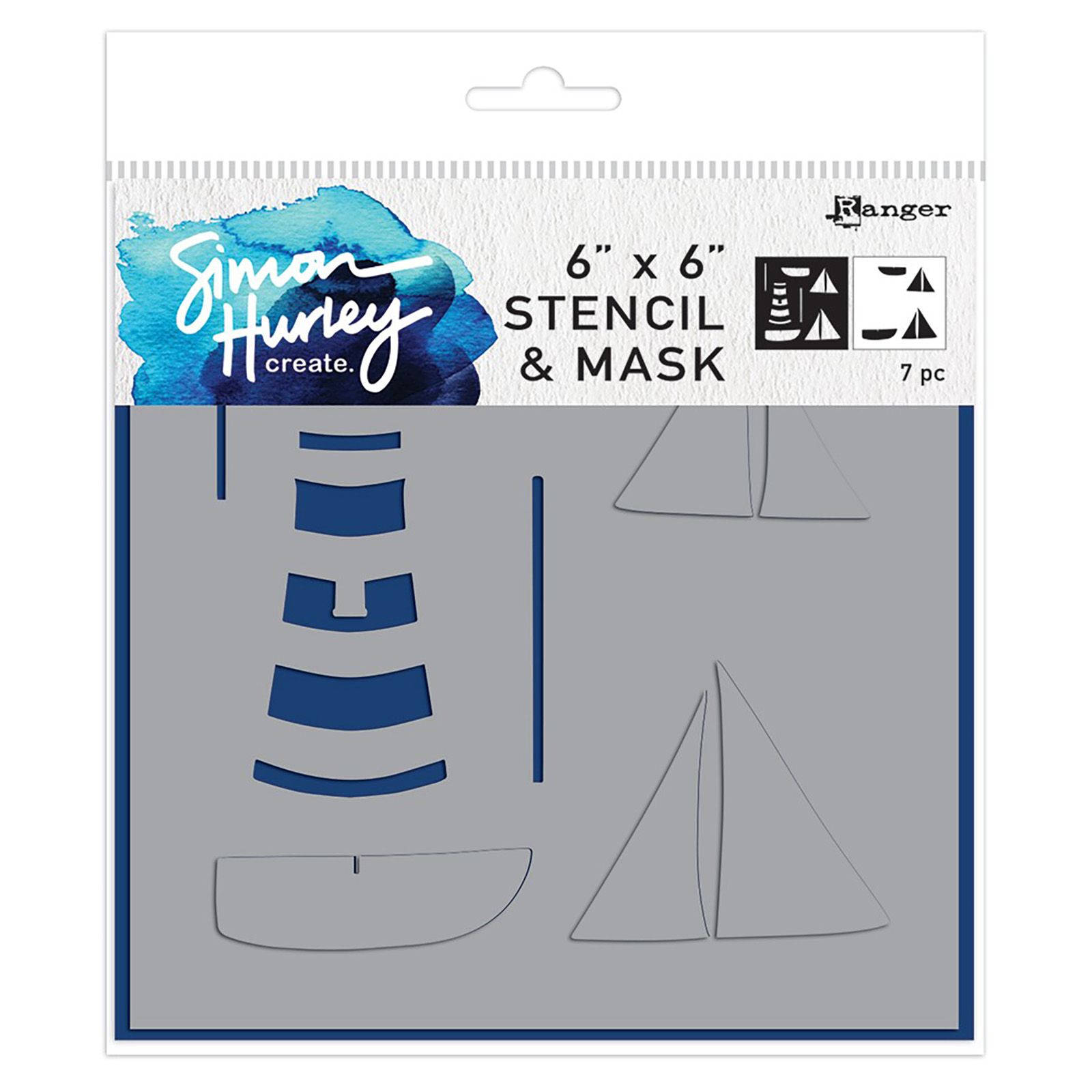 Ranger • Simon Hurley create. Layering Stencils & Mask Smooth Sailing