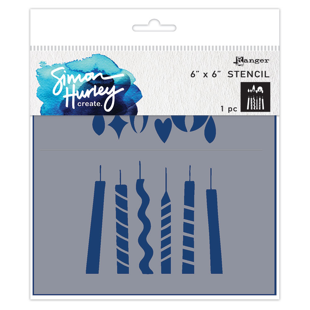 Ranger • Simon Hurley create. Stencils Bold Candles 1 Piece