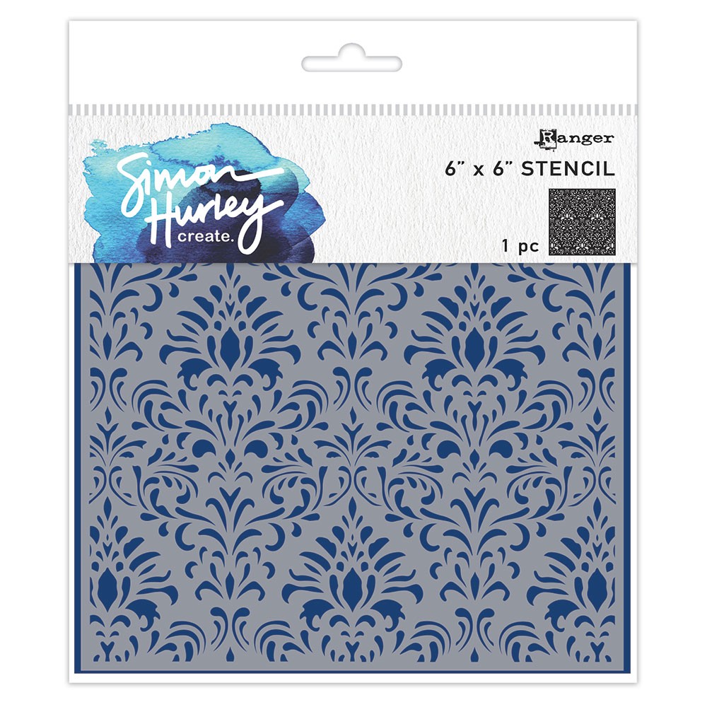 Ranger • Simon Hurley create. Stencils damask