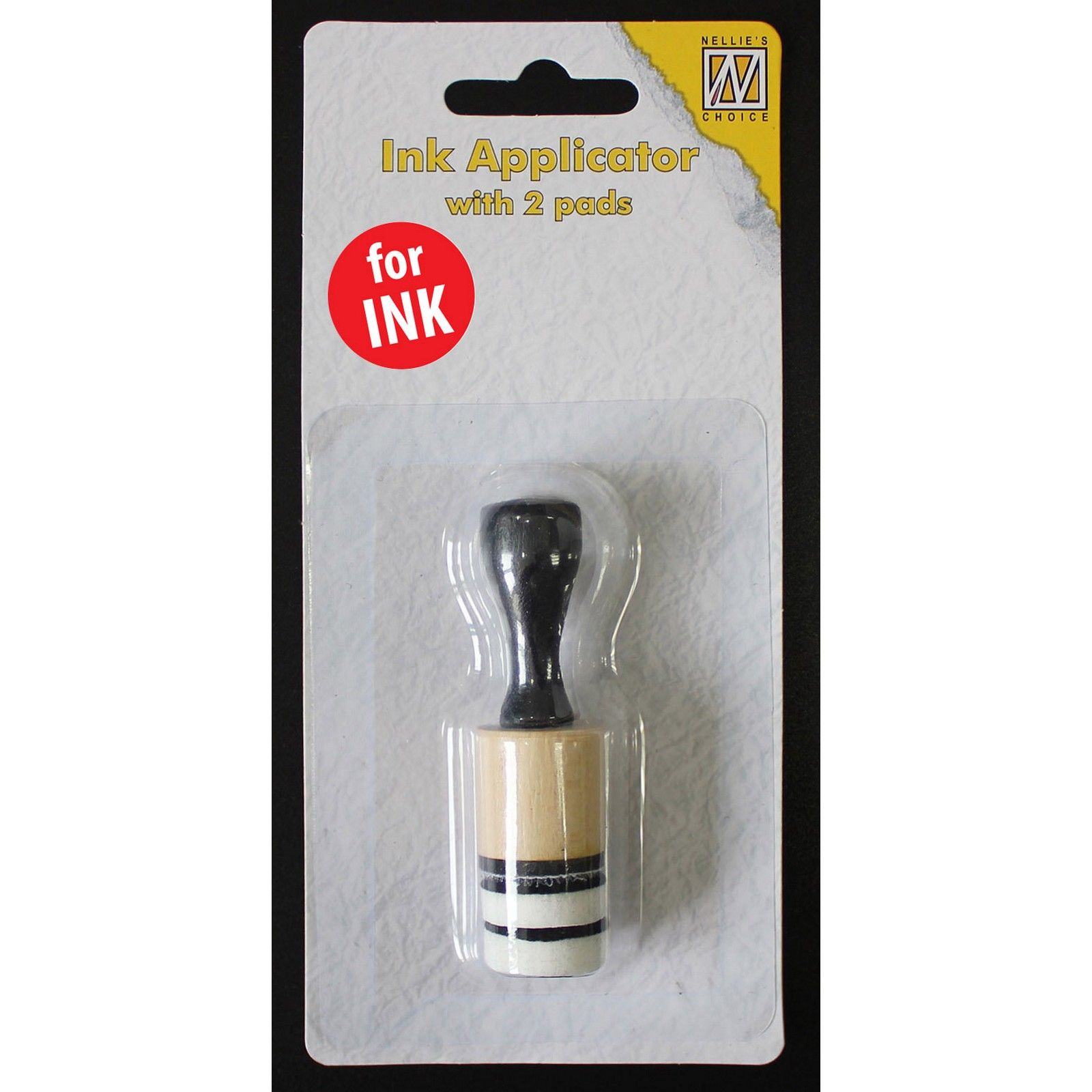Nellie's Choice • Ink Applicator Round Small With 2 Pads, for Ink