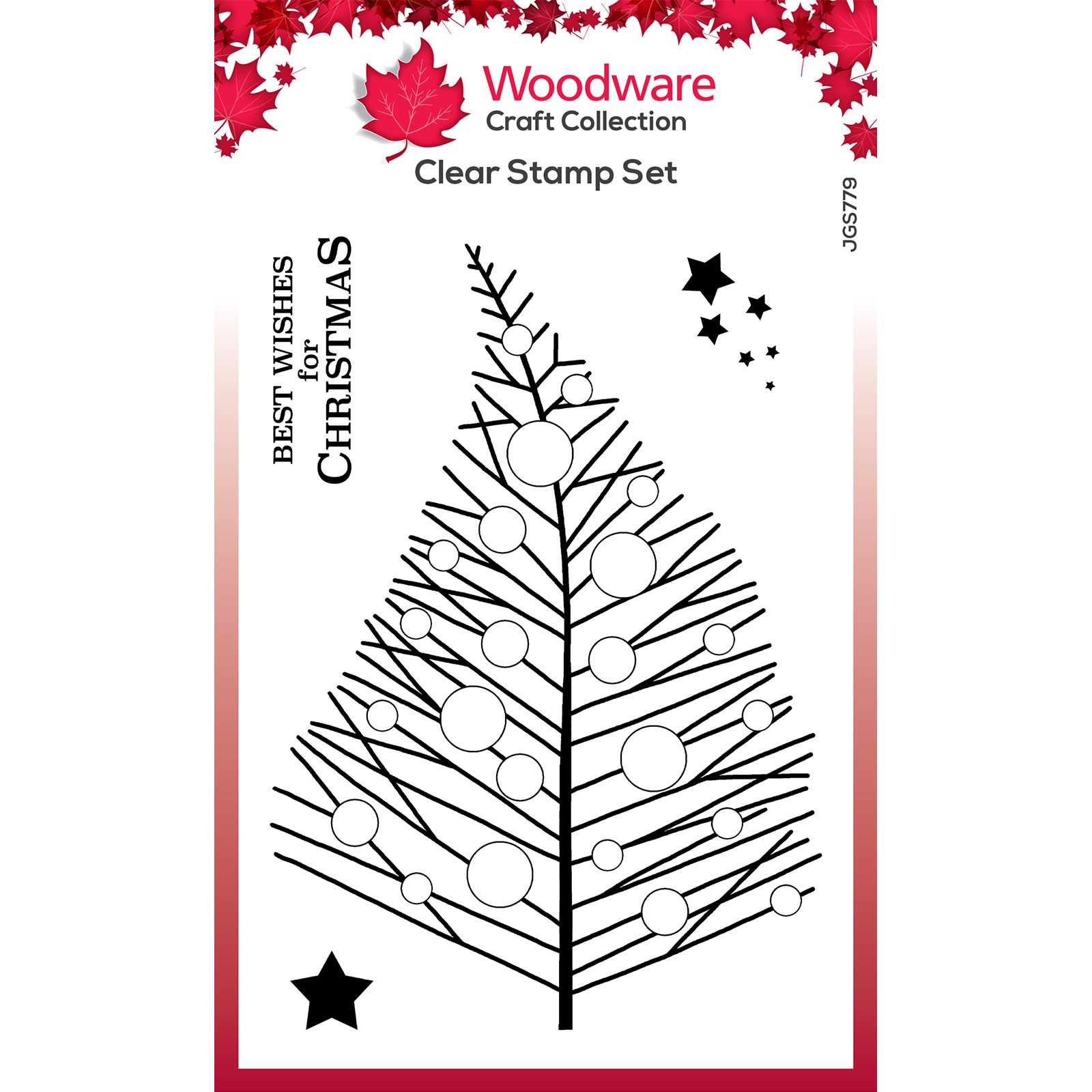 Woodware • Clear singles stamp Bubble twiggy tree