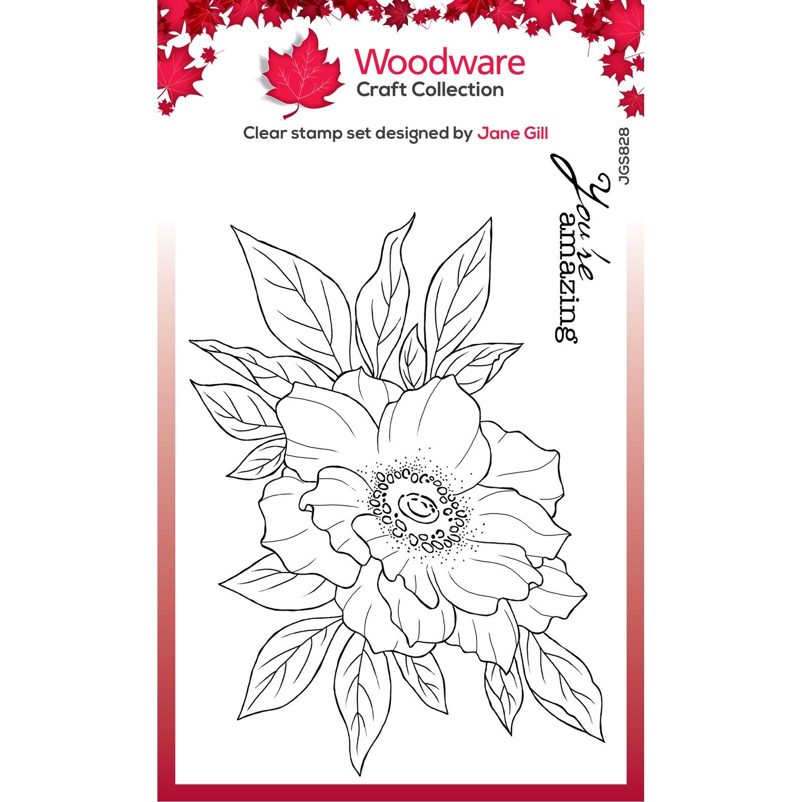 Woodware • Clear Singles Stamp Anemone