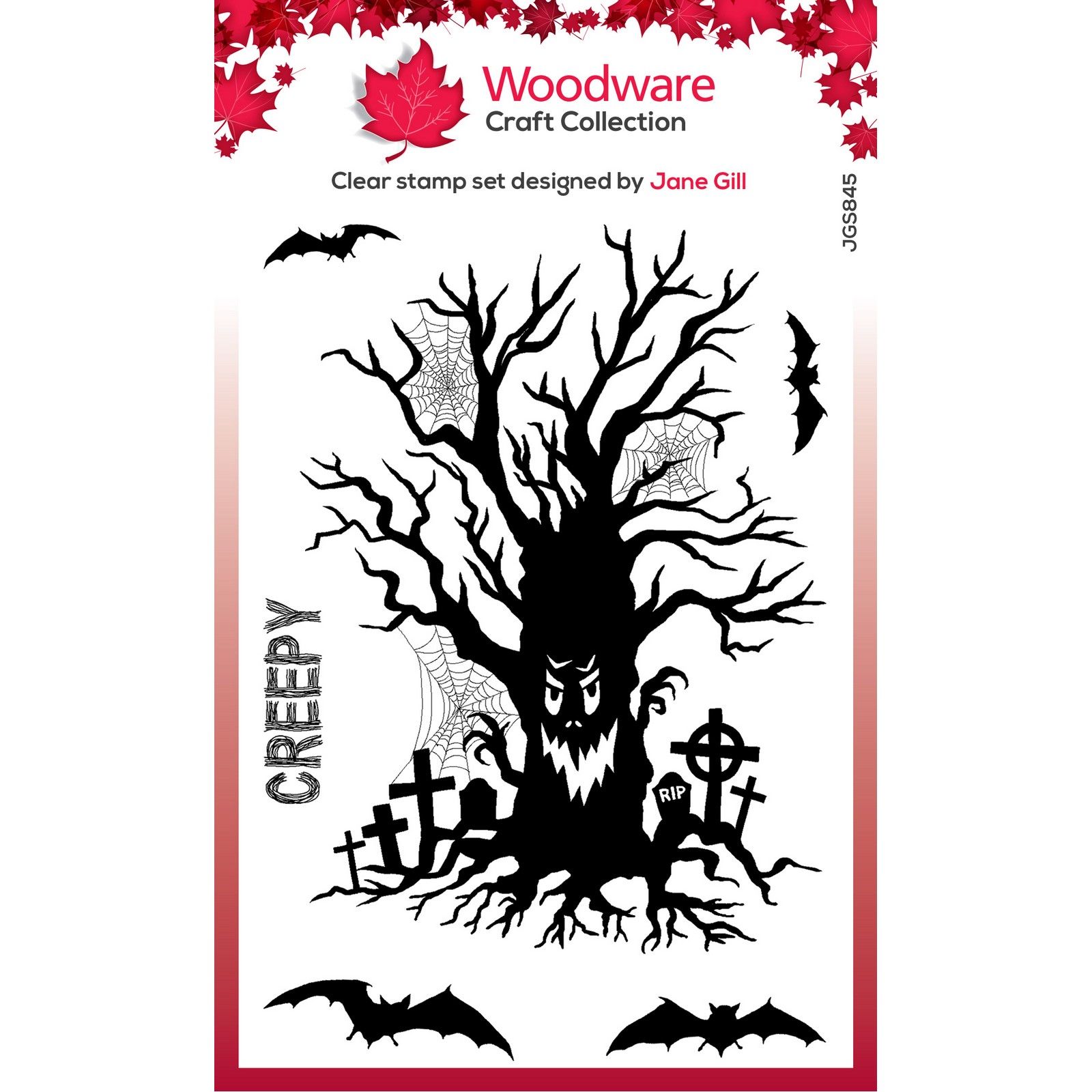 Woodware • Clear Singles Stempels Haunted Tree