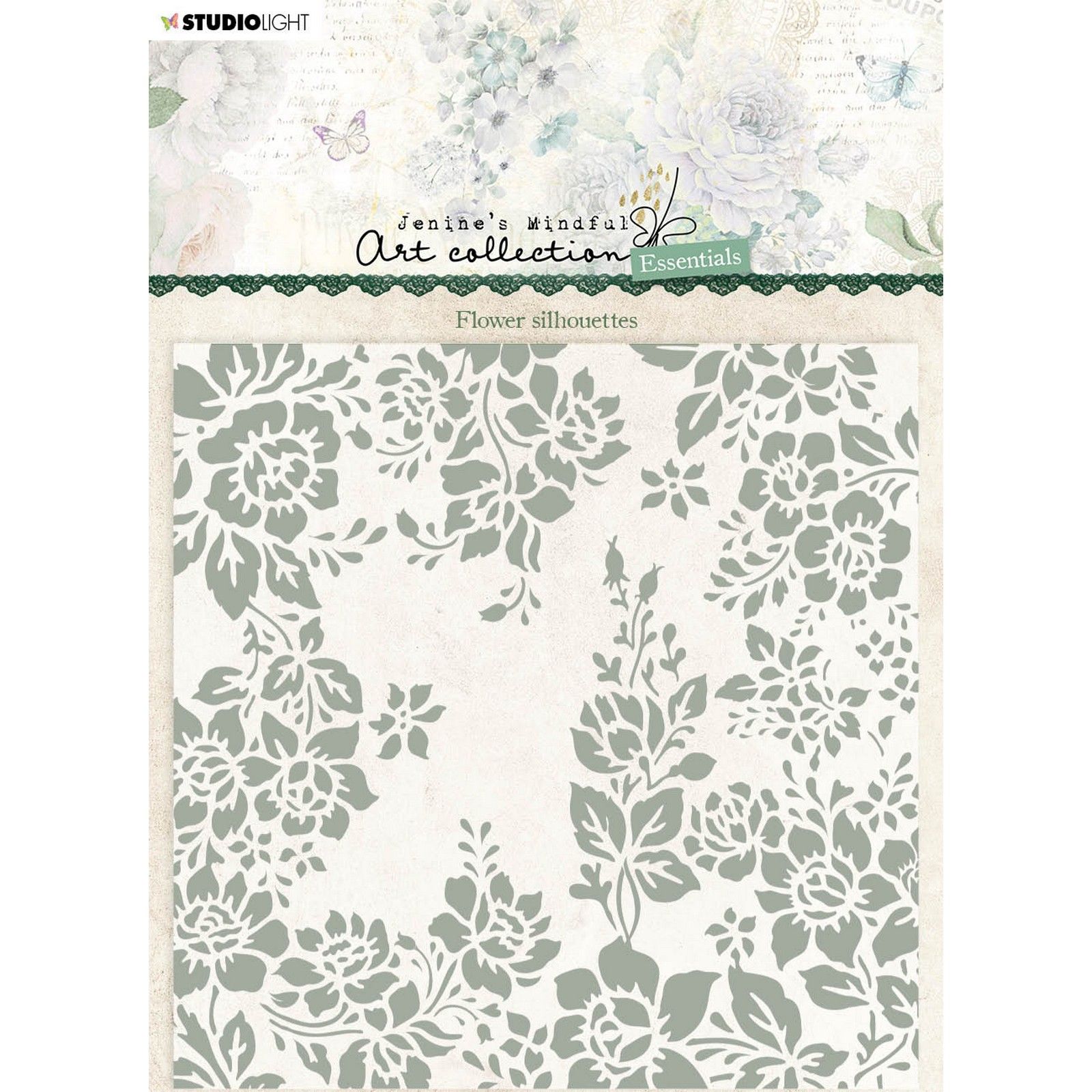 Studio Light • Essentials Cartella per Goffratura Flower Silhouettes