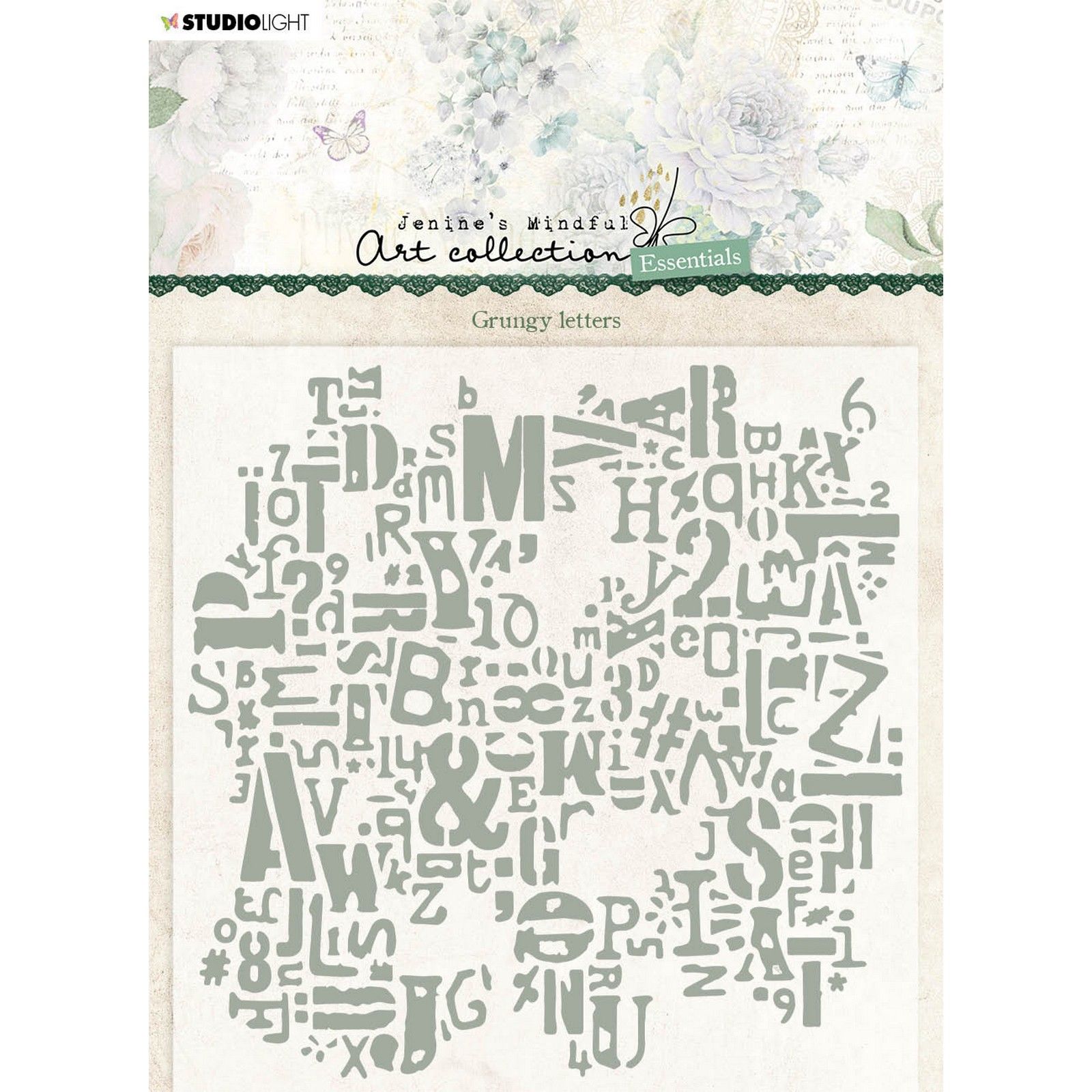 Studio Light • Essentials Embossing Folder Grungy Letters