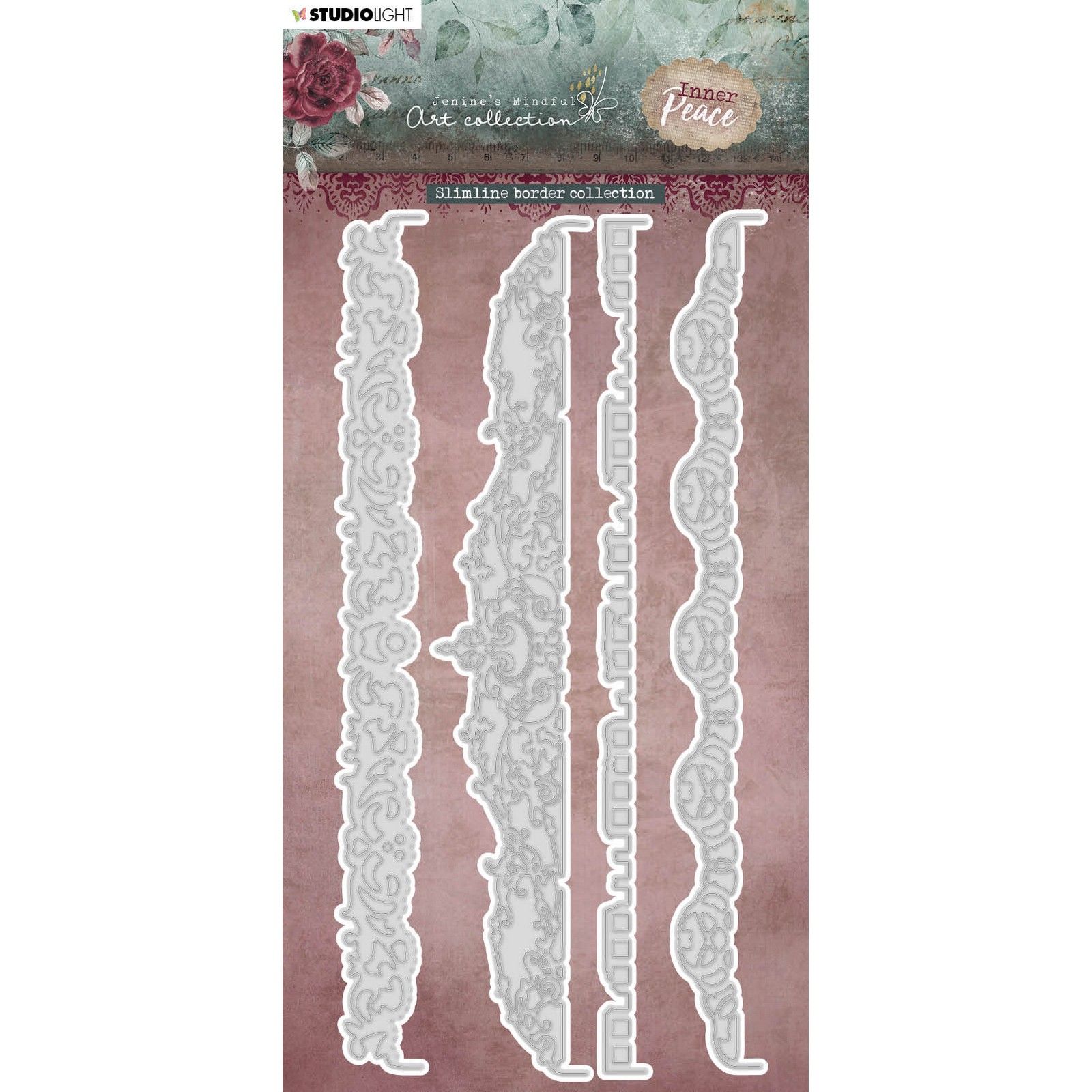Studio Light • Inner Peace Cutting Dies Slimline Border Collection