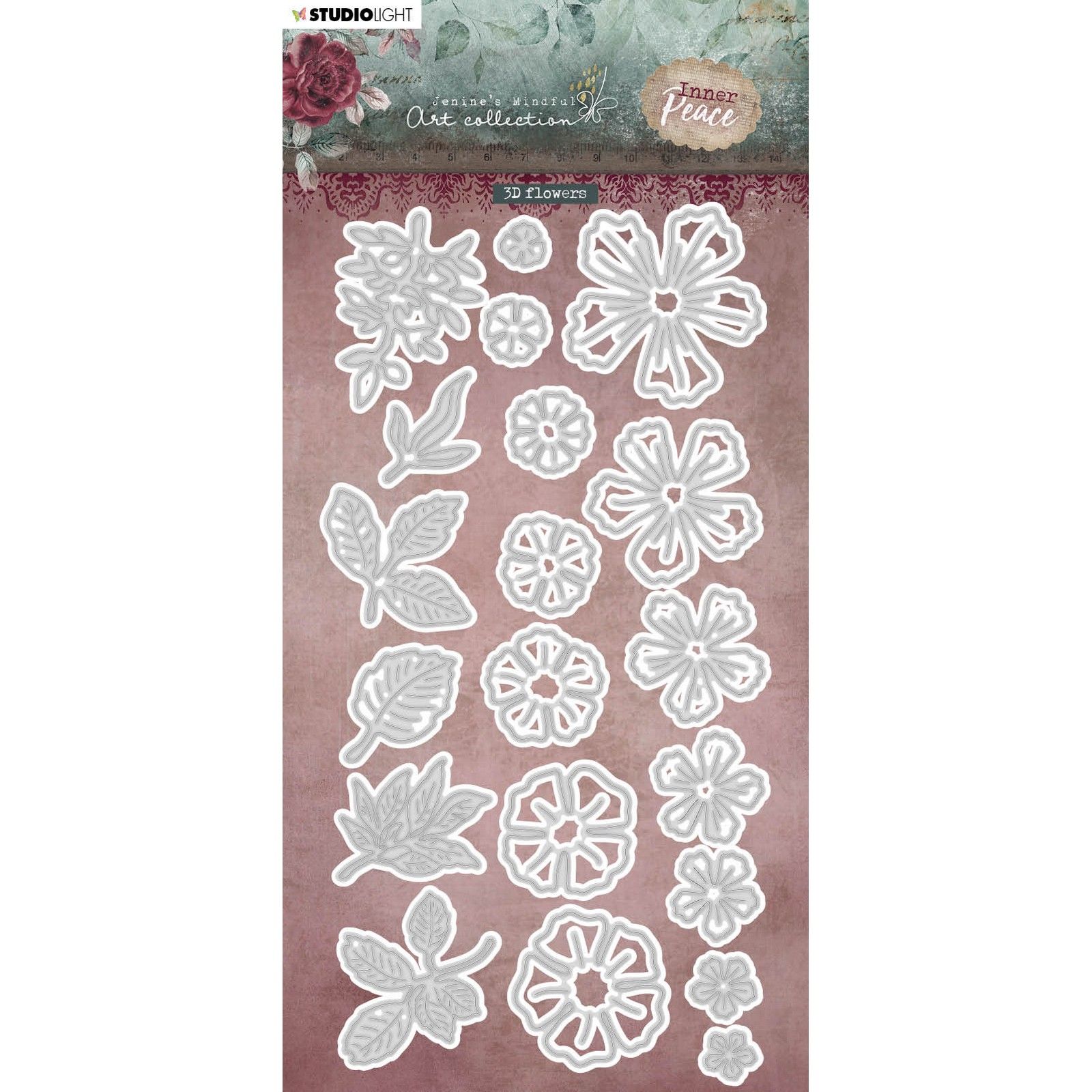 Studio Light • Inner Peace Cutting Dies 3D Flowers