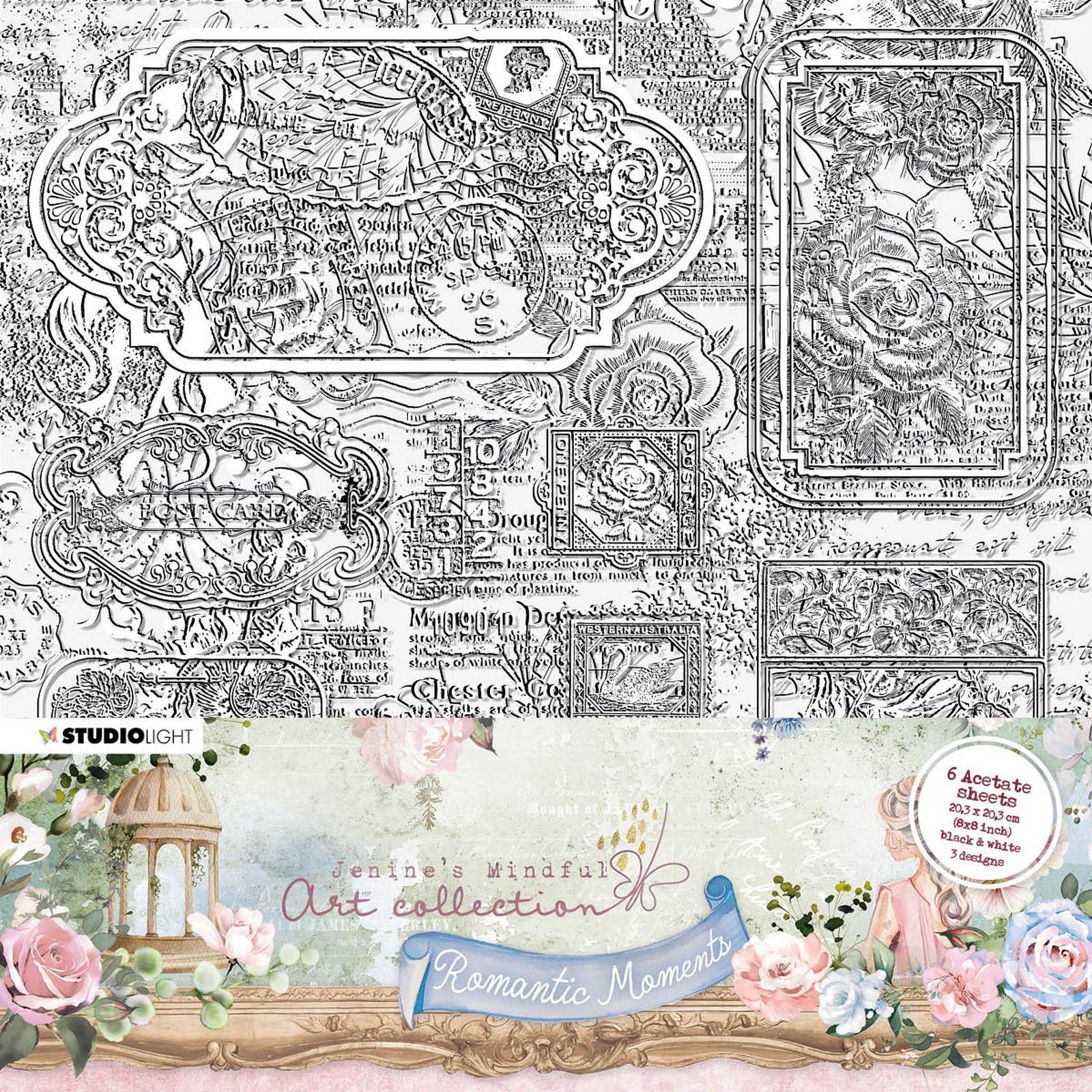 Studio Light • Romantic Moments Acetate Sheets Tickets & Grunge