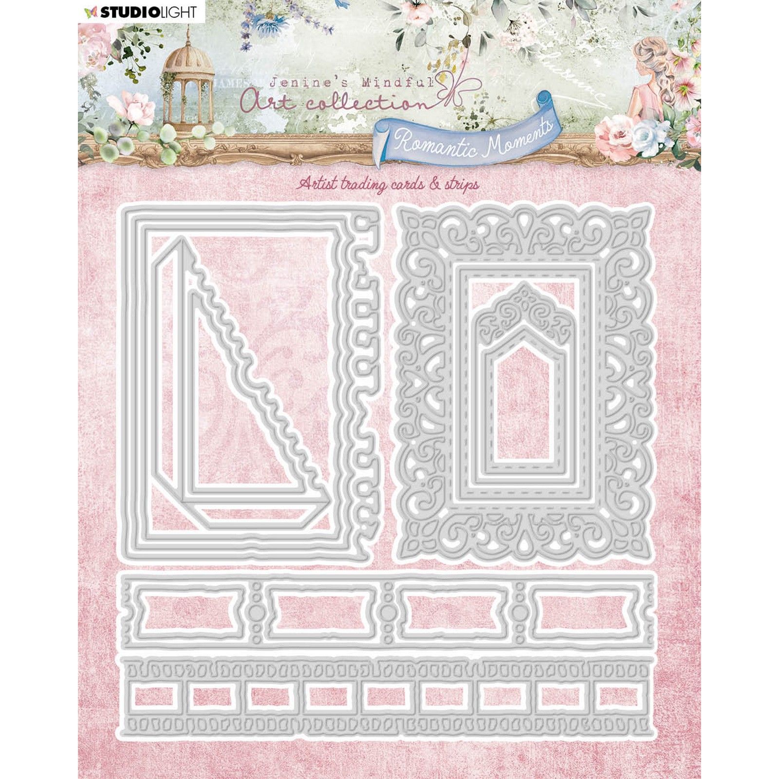 Studio Light • Romantic Moments Stanzschablone ATCs & Strips