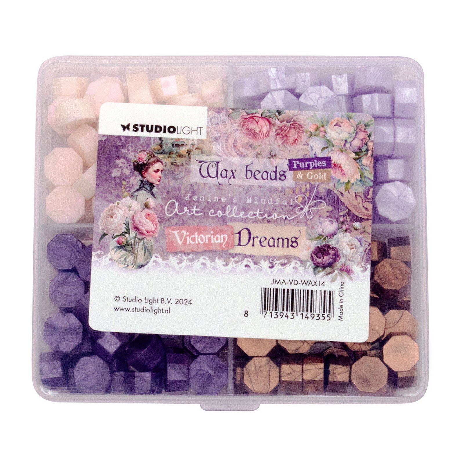 Studio Light • Wax Beads Victorian Dreams 4 Colors Purple