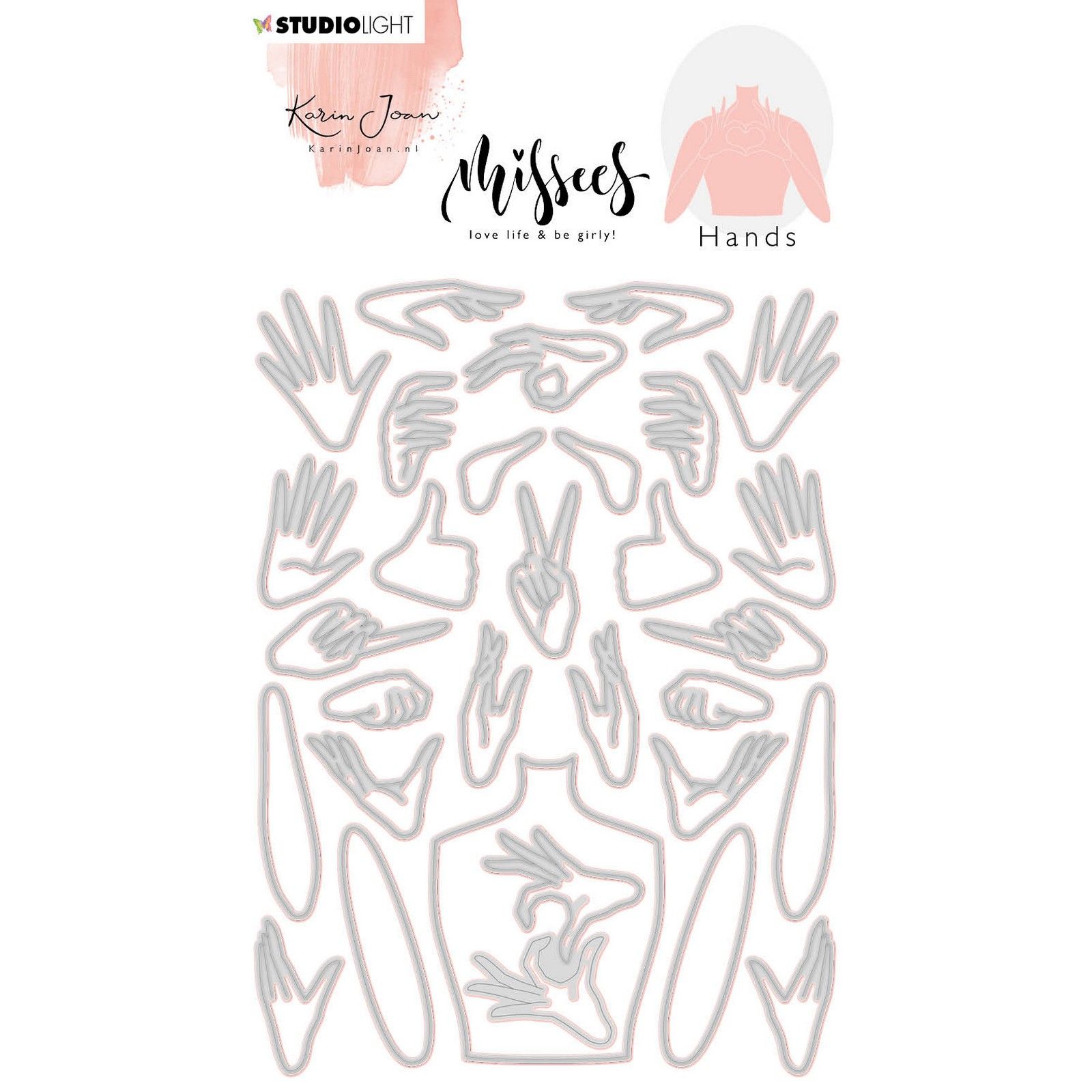 Studio Light • Missees Cutting Die Arms And Hands