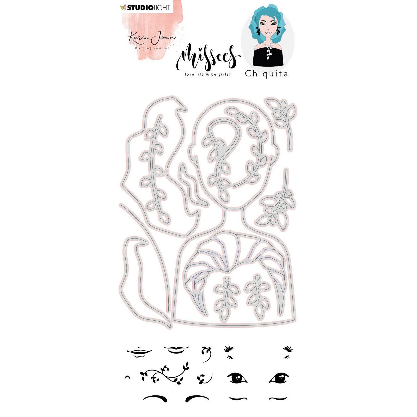 Studio Light • Missees Stamp & Cutting Die Chiquita