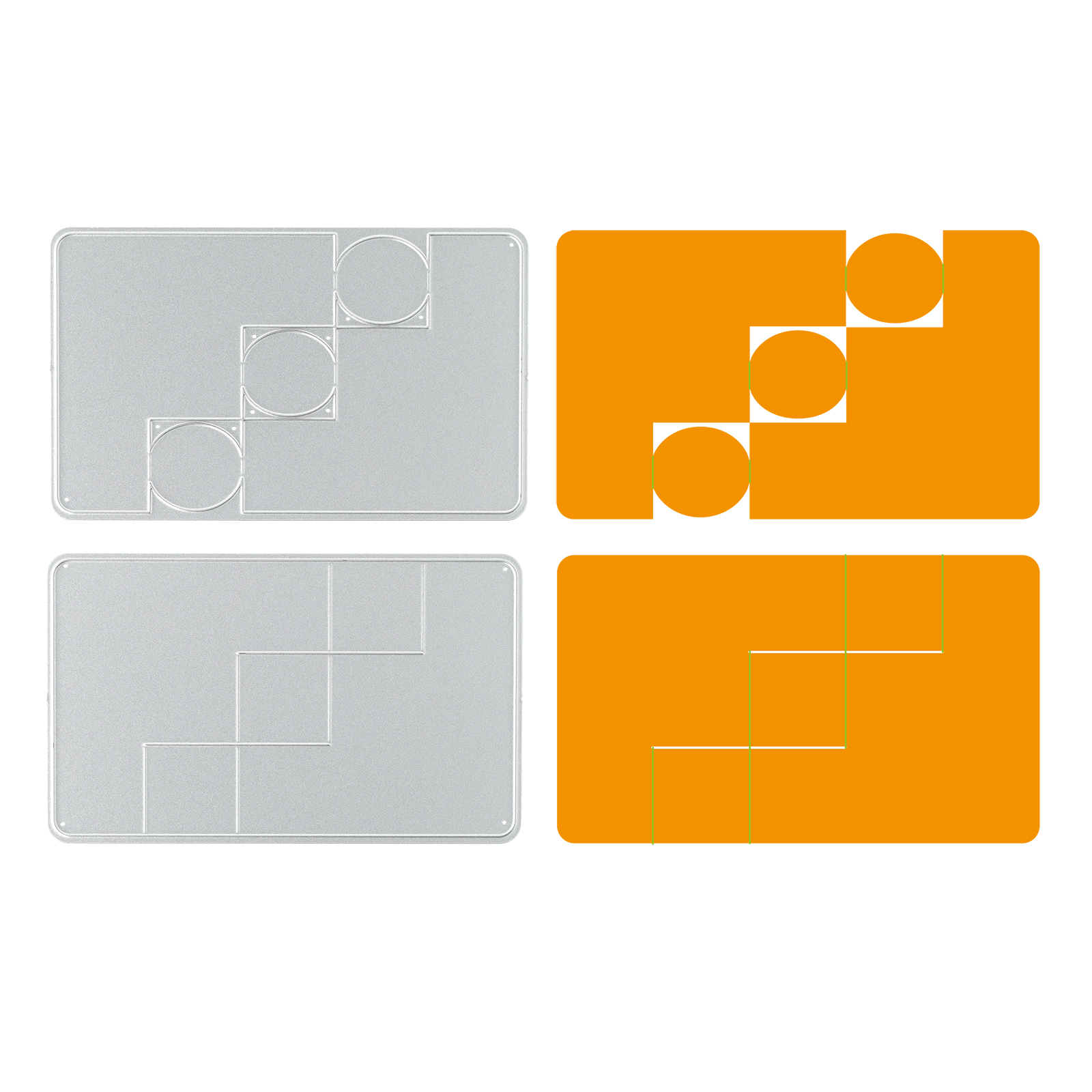 Vaessen Creative • Stempel- & Stanzschablonen-Set by Katharina Tarta Geburtstag & Wünsche 6st.