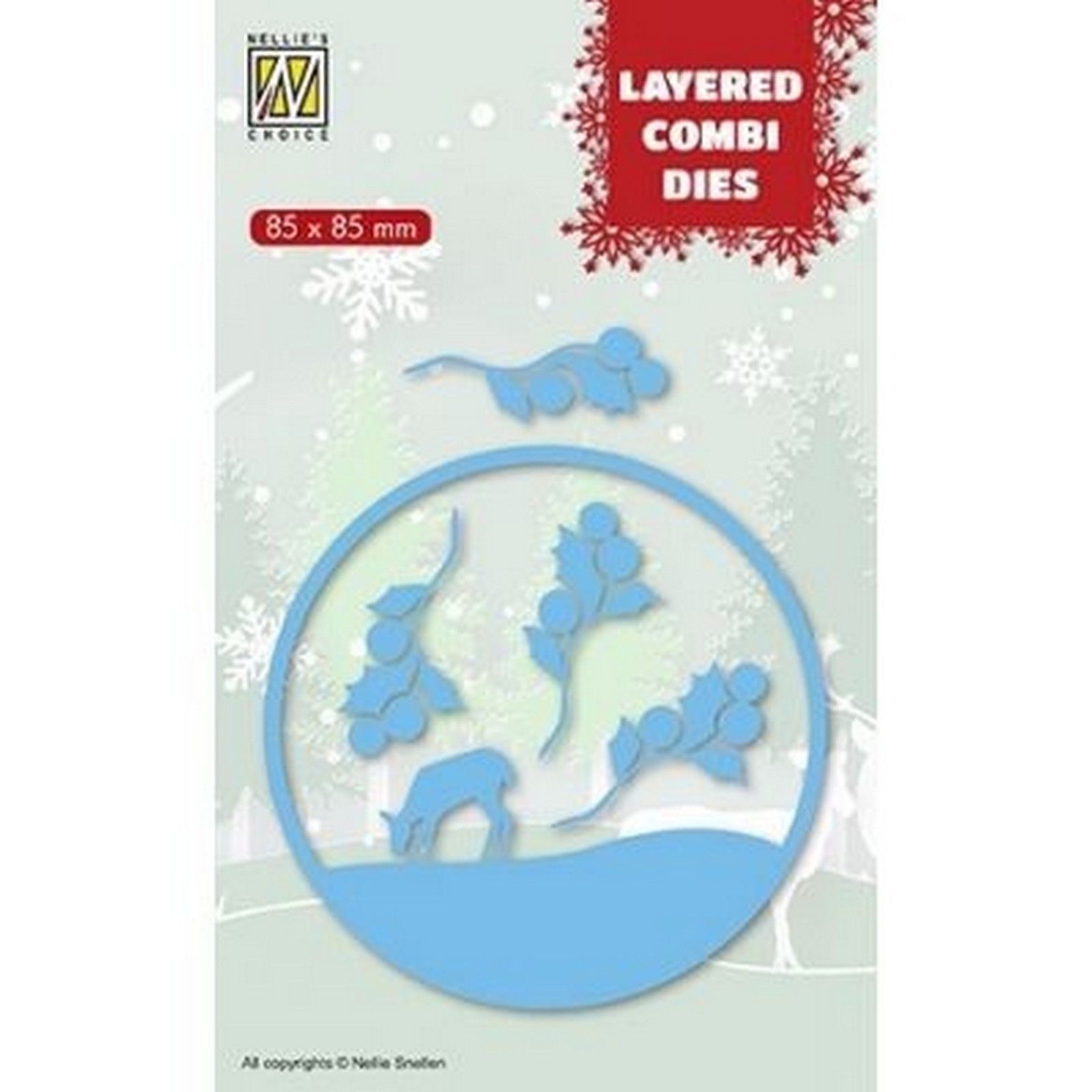 Nellie's Choice • Christmas Layered Die Round Deer (layer B)