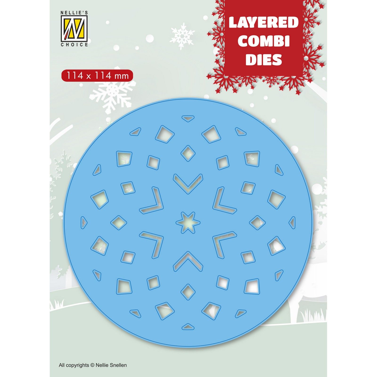 Nellie's Choice • Layered Die Round Ster (layer C)