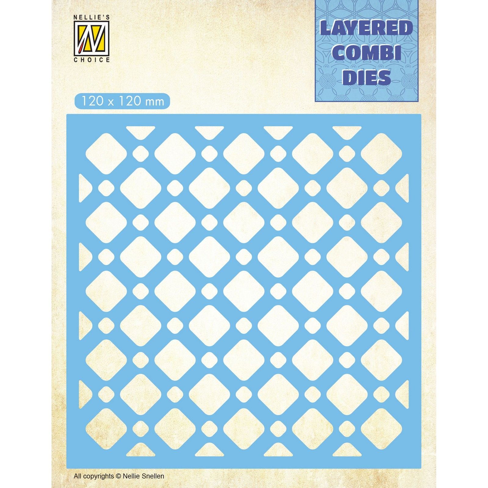 Nellie's Choice • Layered Combi Die Blokjes (layer B)