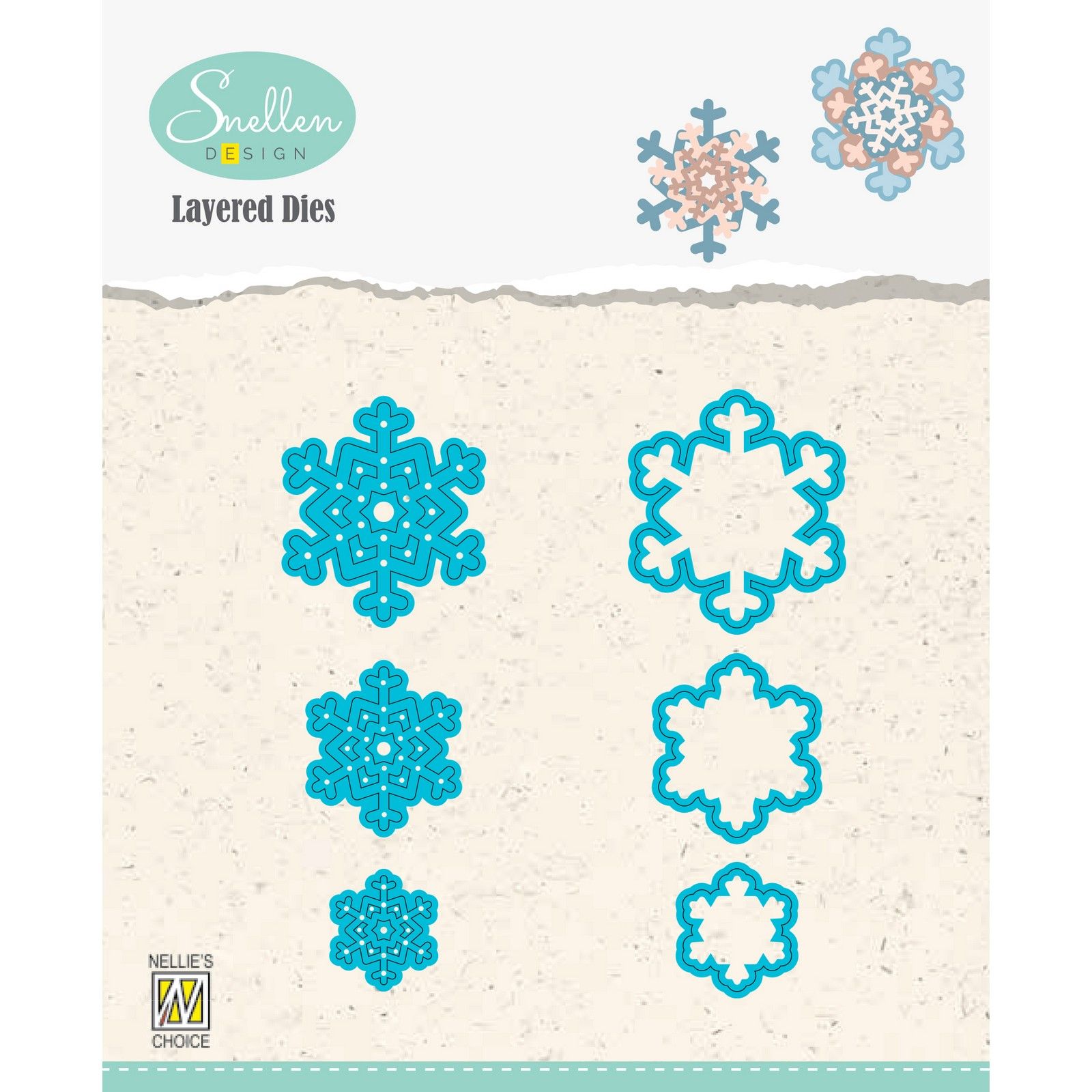 Nellie's Choice • Snellen Design Layered Dies Snowflakes 05