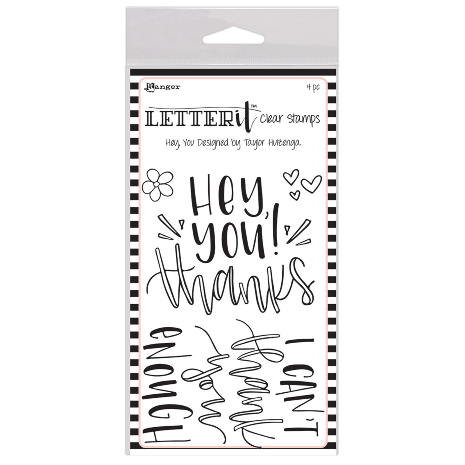 Ranger • Clear Stempel Letter It Hey You