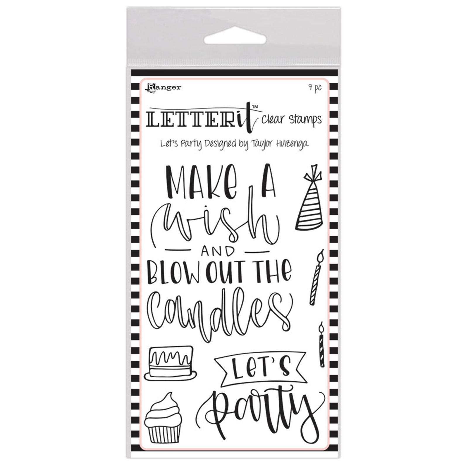 Ranger • Clear Stempel Letter It Let's Party