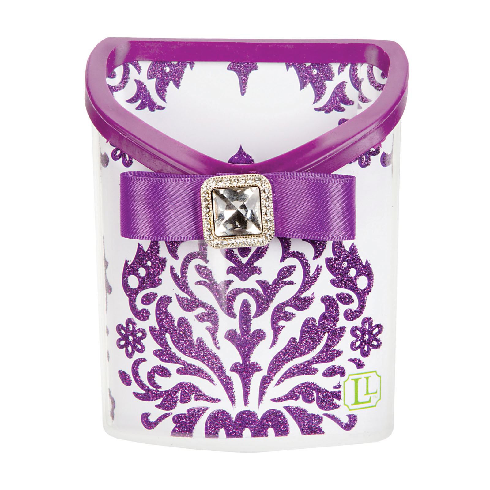 Darice • Lockerlookz Bin Purple Damask