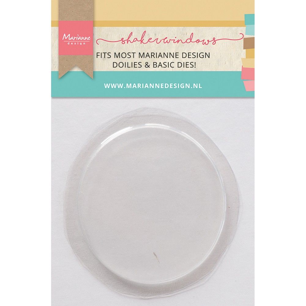 Marianne Design • Decoration Shaker Windows Circles 65mm