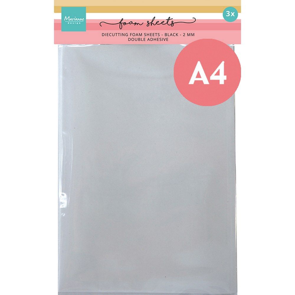 Marianne Design • Foam Sheets A4 Black 2mm