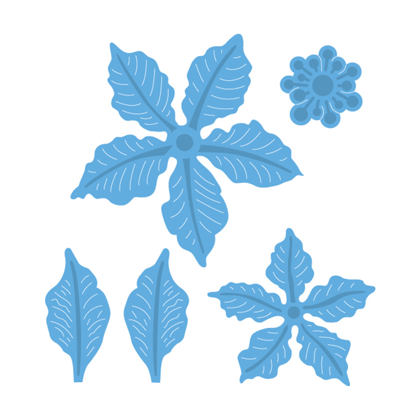 Marianne Design • Creatables cut- embosstencil Petra's Poinsettia