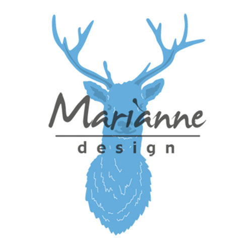 Marianne Design • Creatables Coupe- pochoir d'embossage Tiny's Deer head