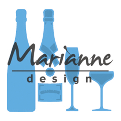 Marianne Design • Creatables Präge- und Stanzschablone Champagner