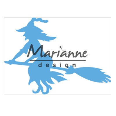 Marianne Design • Creatables snij- embosstencil Heks op een
