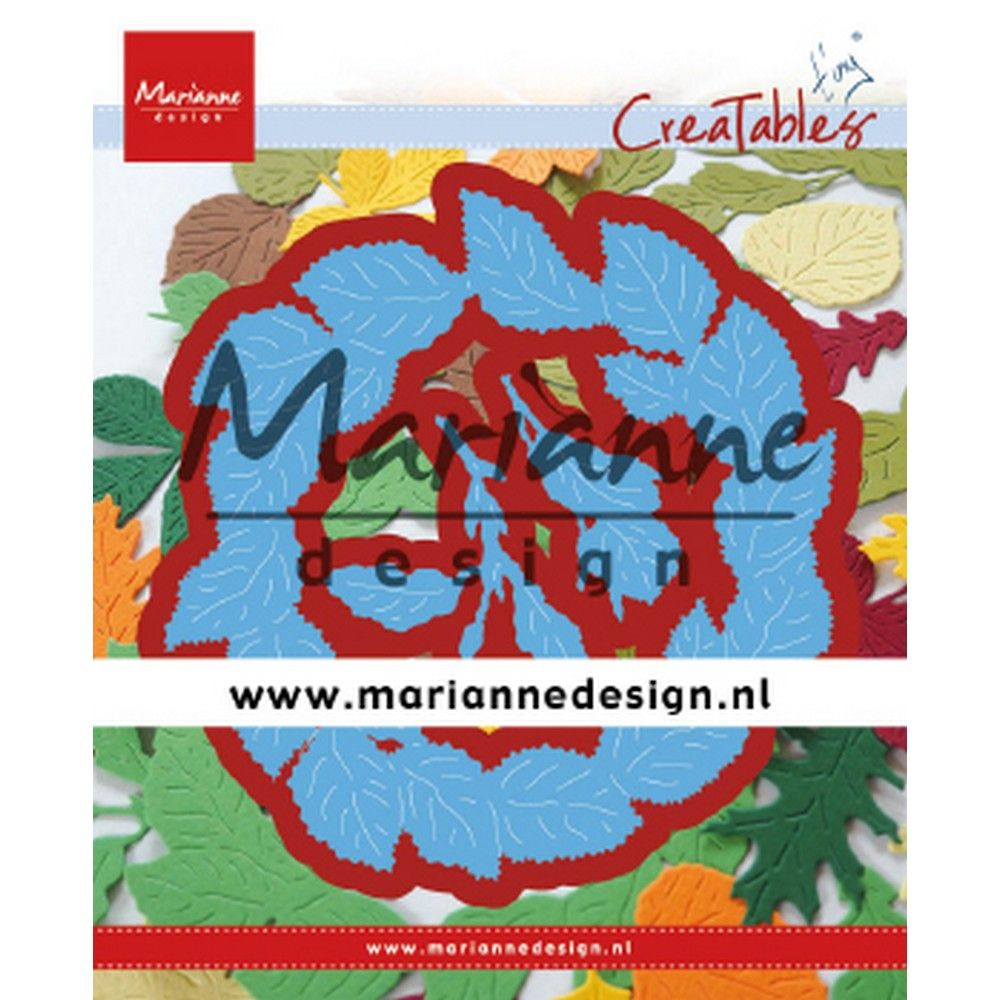 Marianne Design • Creatables Präge- und Stanzschablone Tiny's Blätter Kranz