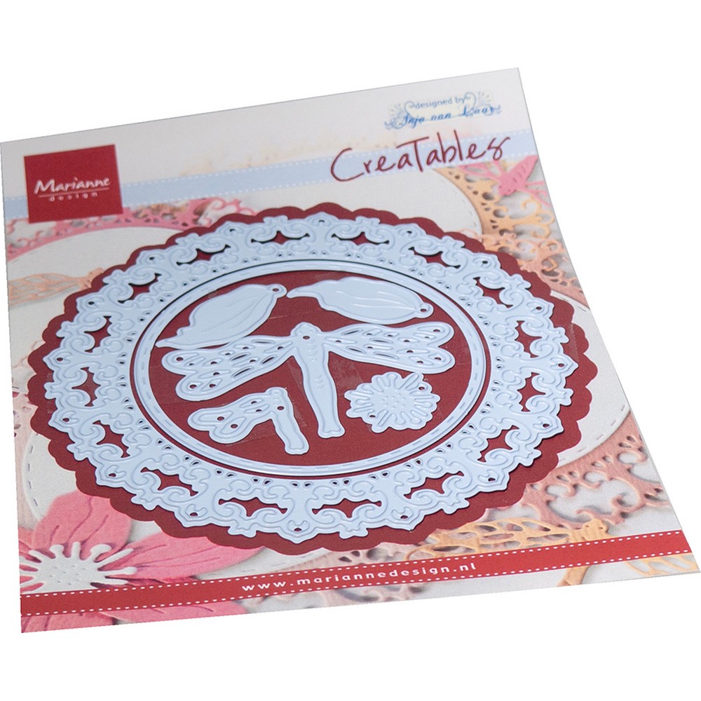 Marianne Design • Anja's Creatable Dragonfly Circle 7piezas