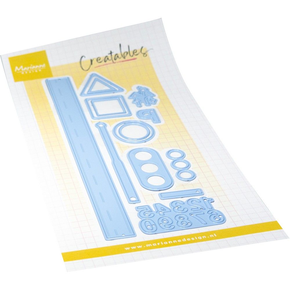 Marianne Design • Creatables Traffic 14 pieces; 56x150mm
