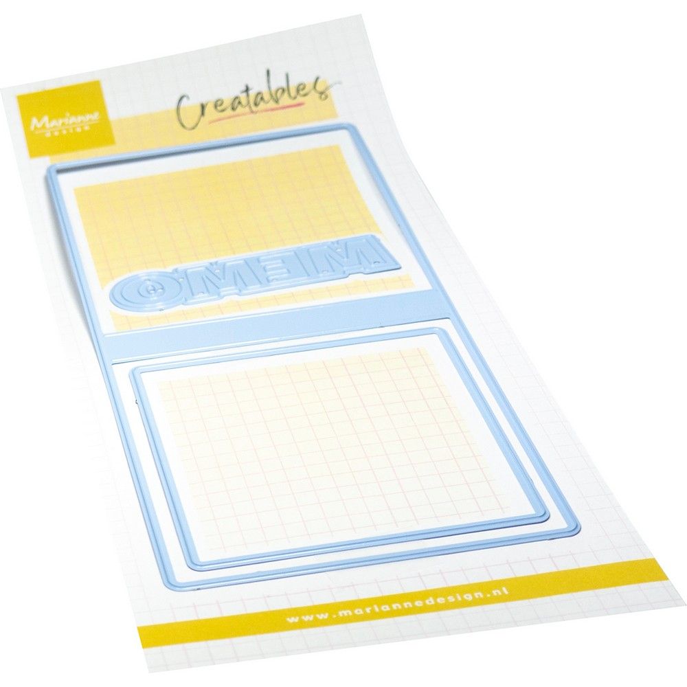 Marianne Design • Creatables Memo 3 pieces; 80x170mm/70x70mm